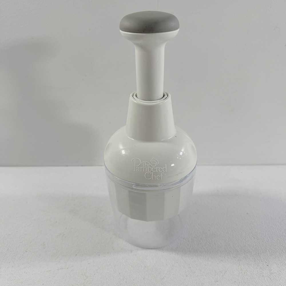 The Pampered Chef Manual Push Function Food Chopper #2585